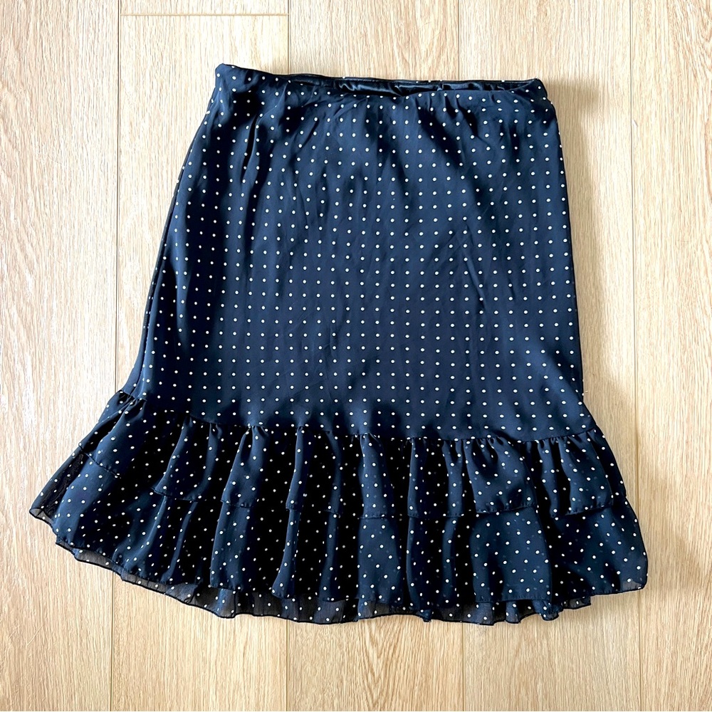 Silky flowy skirt
